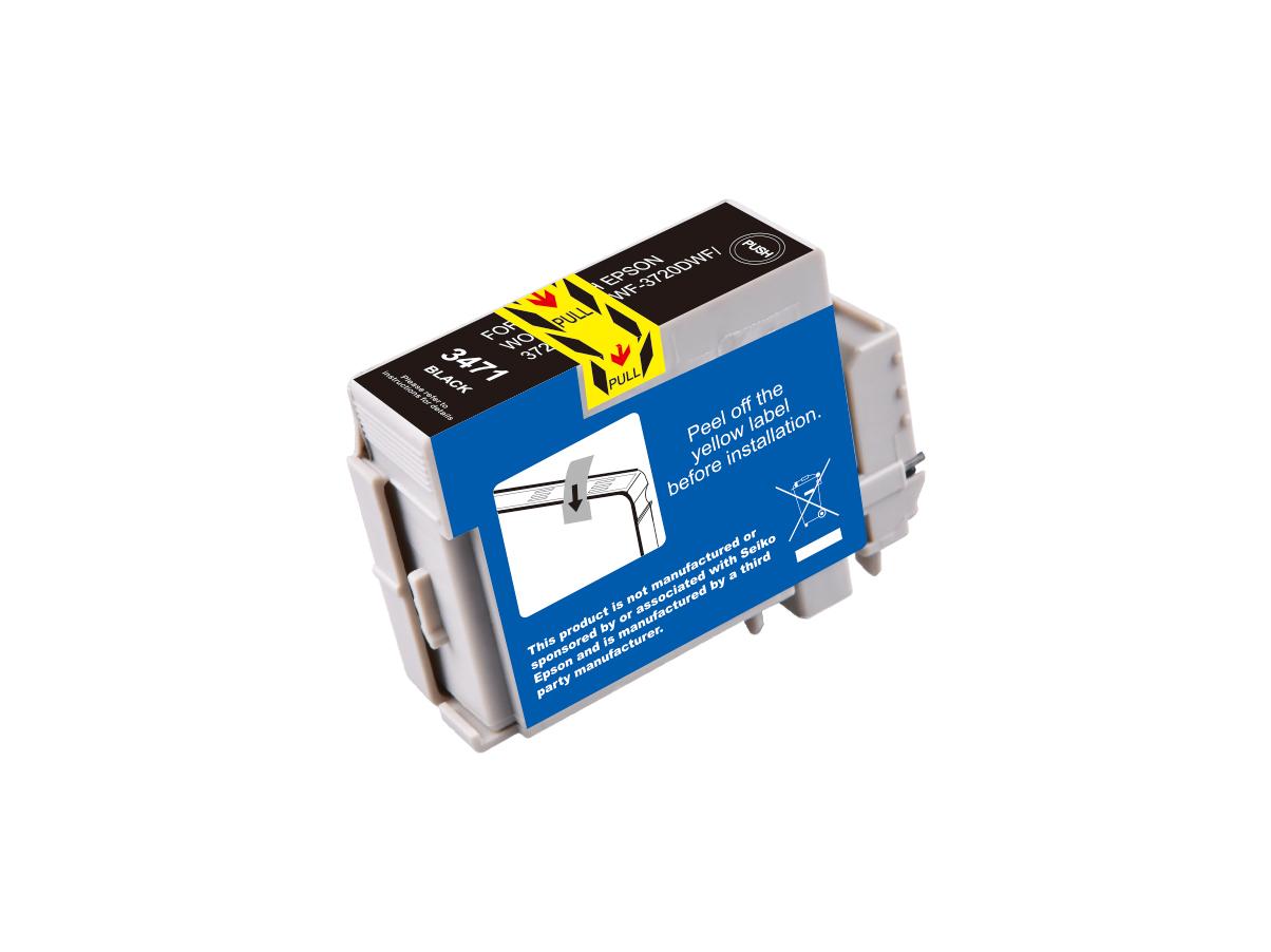 Compatible Epson G+G T3471 (34XL) Black Hi Cap Ink T34714010 NP-R-3471BK(PG)