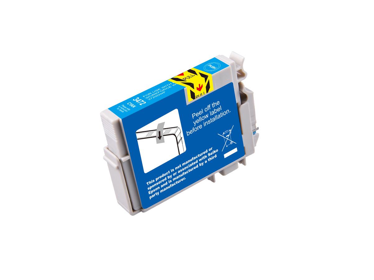 Compatible Epson G+G T3472 (34XL) Cyan Hi Cap Ink T34724010 NP-R-3472C(PG)