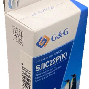 Compatible Epson G+G C33S020577 Black Ink Ctg SJIC22BK