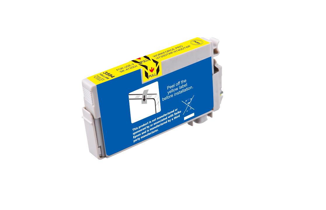 Compatible Epson G+G T3594 (35XL) Yellow Hi Cap Ink T35944010 NP-R-3594Y(PG)