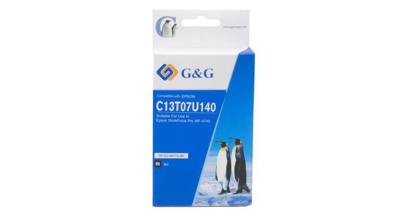 Compatible Epson G+G 407XL C13T07U140 Black Ink Ctg