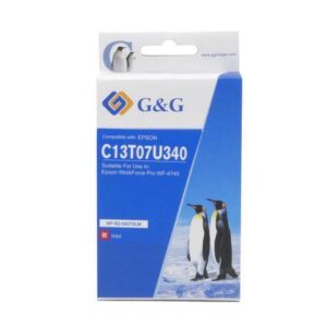 Compatible Epson G+G 407XL C13T07U340 Magenta Ink Ctg