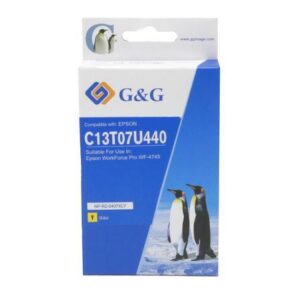 Compatible Epson G+G 407XL C13T07U440 Yellow Ink Ctg