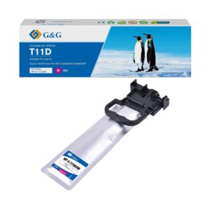 Compatible Epson G+G T11D C13T11D340 Magenta High Capacity Ink Ctg 60ml Ink 5000 Pages