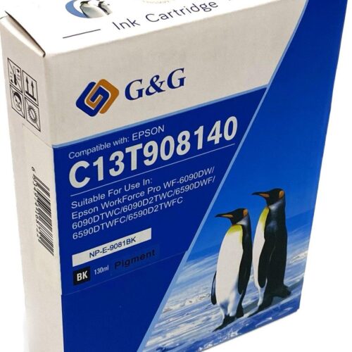 Compatible Epson G+G T9081 High Capacity Black Ink Ctg C13T908140