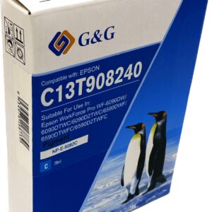 Compatible Epson G+G T9082 High Capacity Cyan Ink Ctg C13T908240