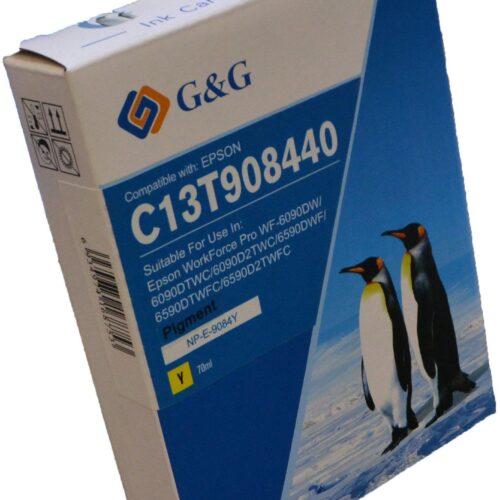 Compatible Epson G+G T9084 High Capacity Yellow Ink Ctg C13T908440