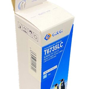 Compatible Epson C13T67354A Light Cyan Ink Bottle