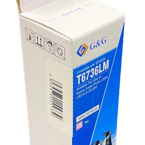 Compatible Epson C13T67364A Light Magenta Ink Bottle