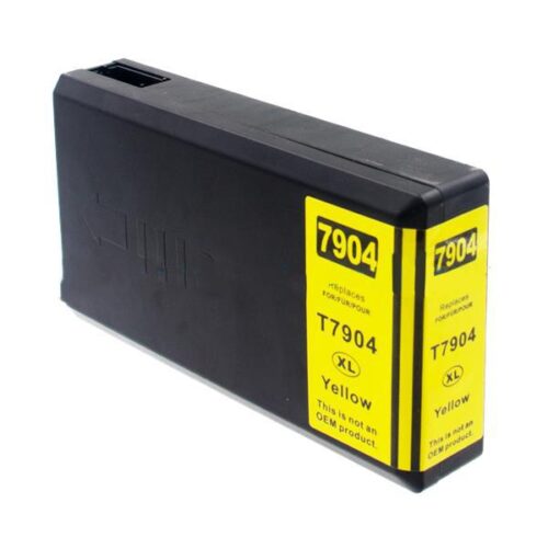 Compatible Epson T7904 Hi Cap Yellow Ink Ctg 79XL T79044010