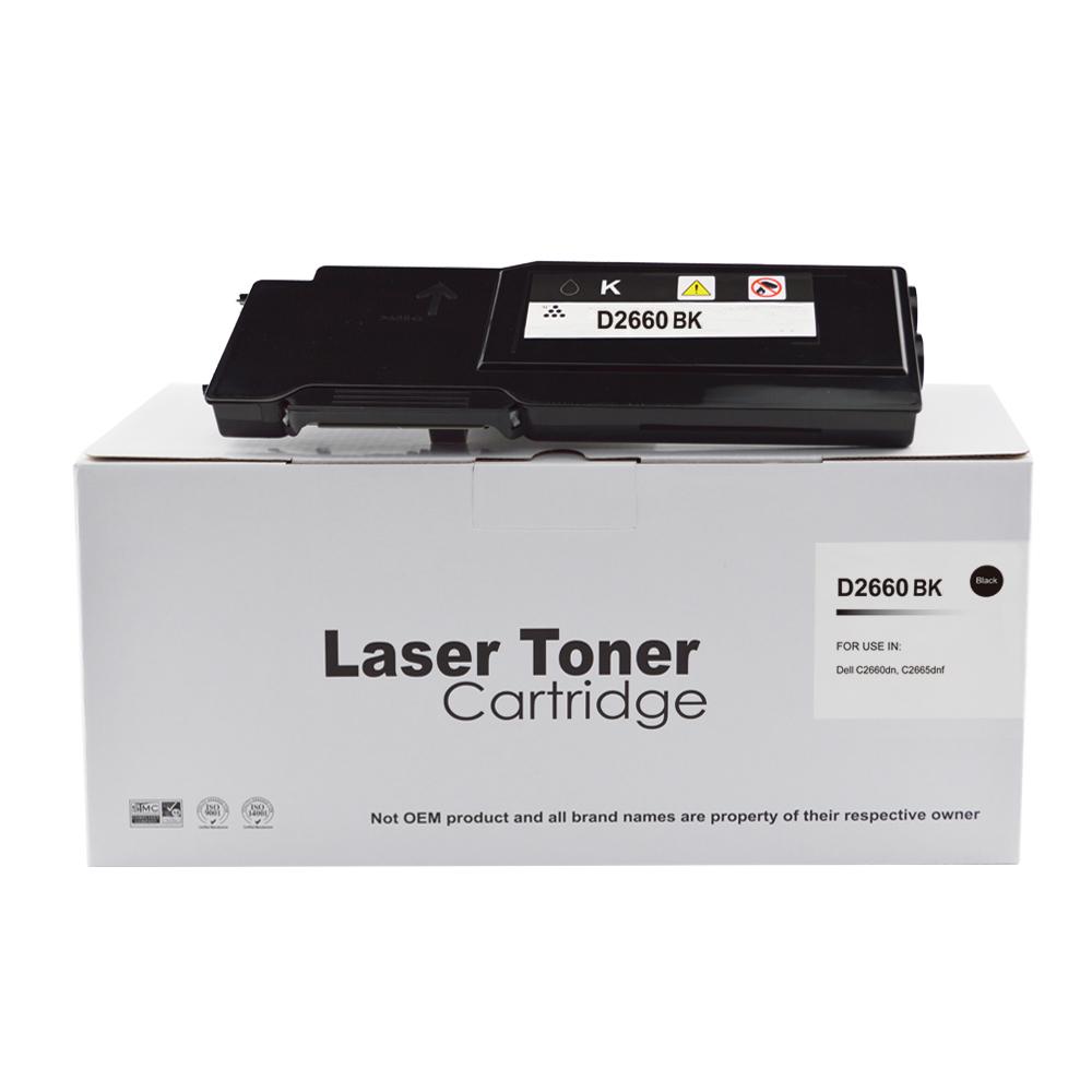 Compatible Dell C2660 Black Extra Hi Cap Toner 593-BBBU
