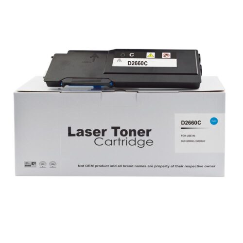 Compatible Dell C2660 Cyan Hi Cap Toner 593-BBBT