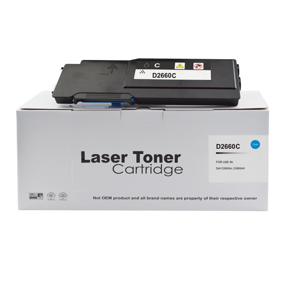 Compatible Dell C2660 Cyan Hi Cap Toner 593-BBBT