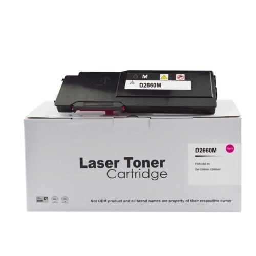 Compatible Dell C2660 Magenta Hi Cap Toner 593-BBBS