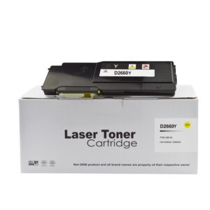 Compatible Dell C2660 Yellow Hi Cap Toner 593-BBBR