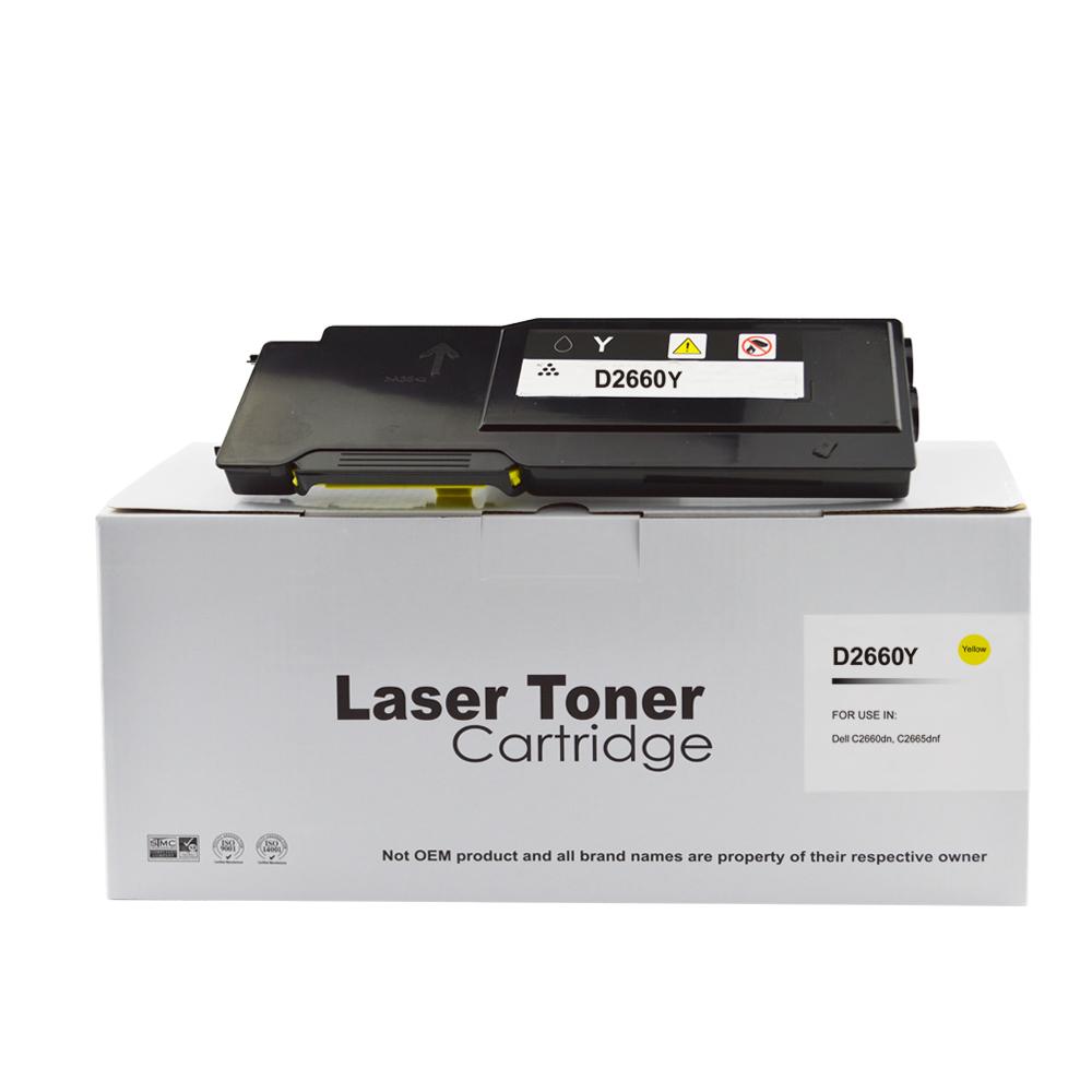 Compatible Dell C2660 Yellow Hi Cap Toner 593-BBBR