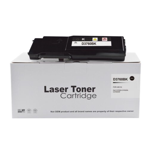 Compatible Dell C3760 Extra Hi Yield Black Toner DE-3760HBK 593-11119