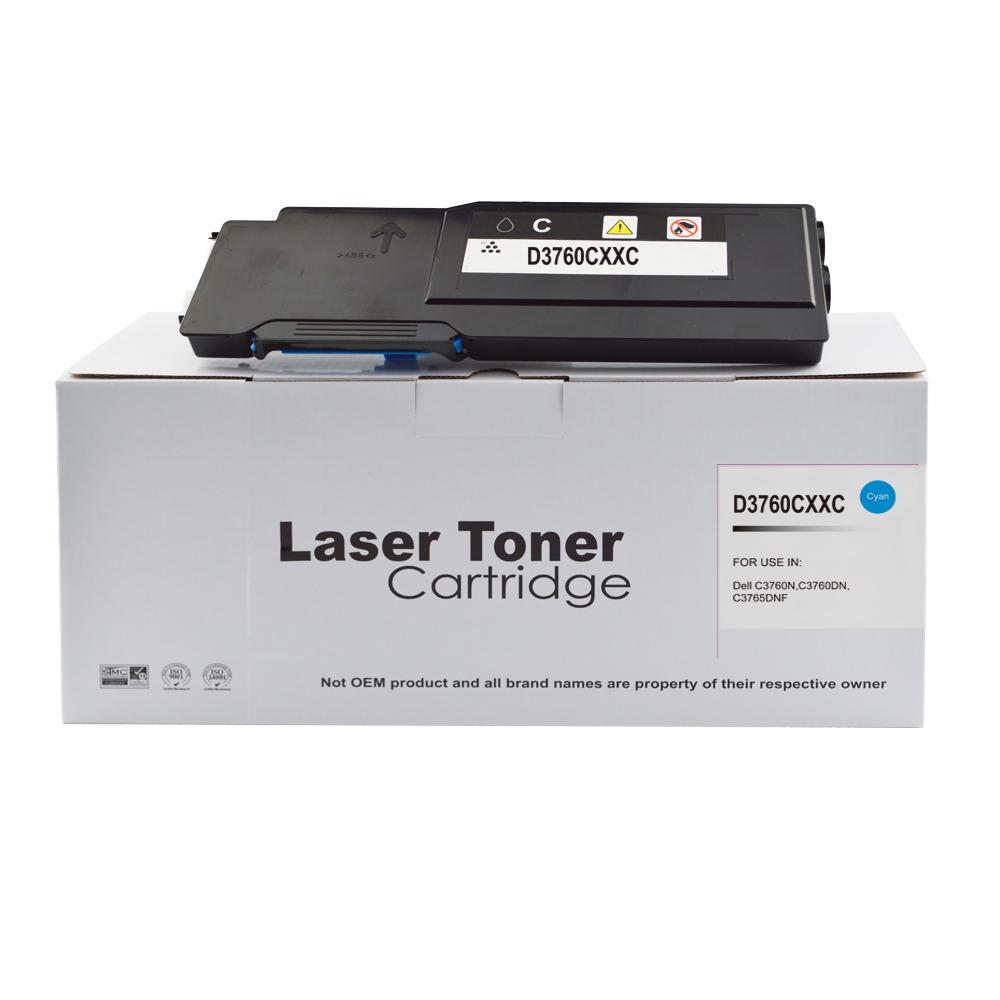 Compatible Dell C3760 Extra Hi Yield Cyan Toner DE-3760HC 593-11122