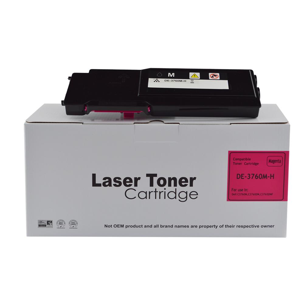 Compatible Dell C3760 Extra Hi Yield Magenta Toner DE-3760HM 593-11121