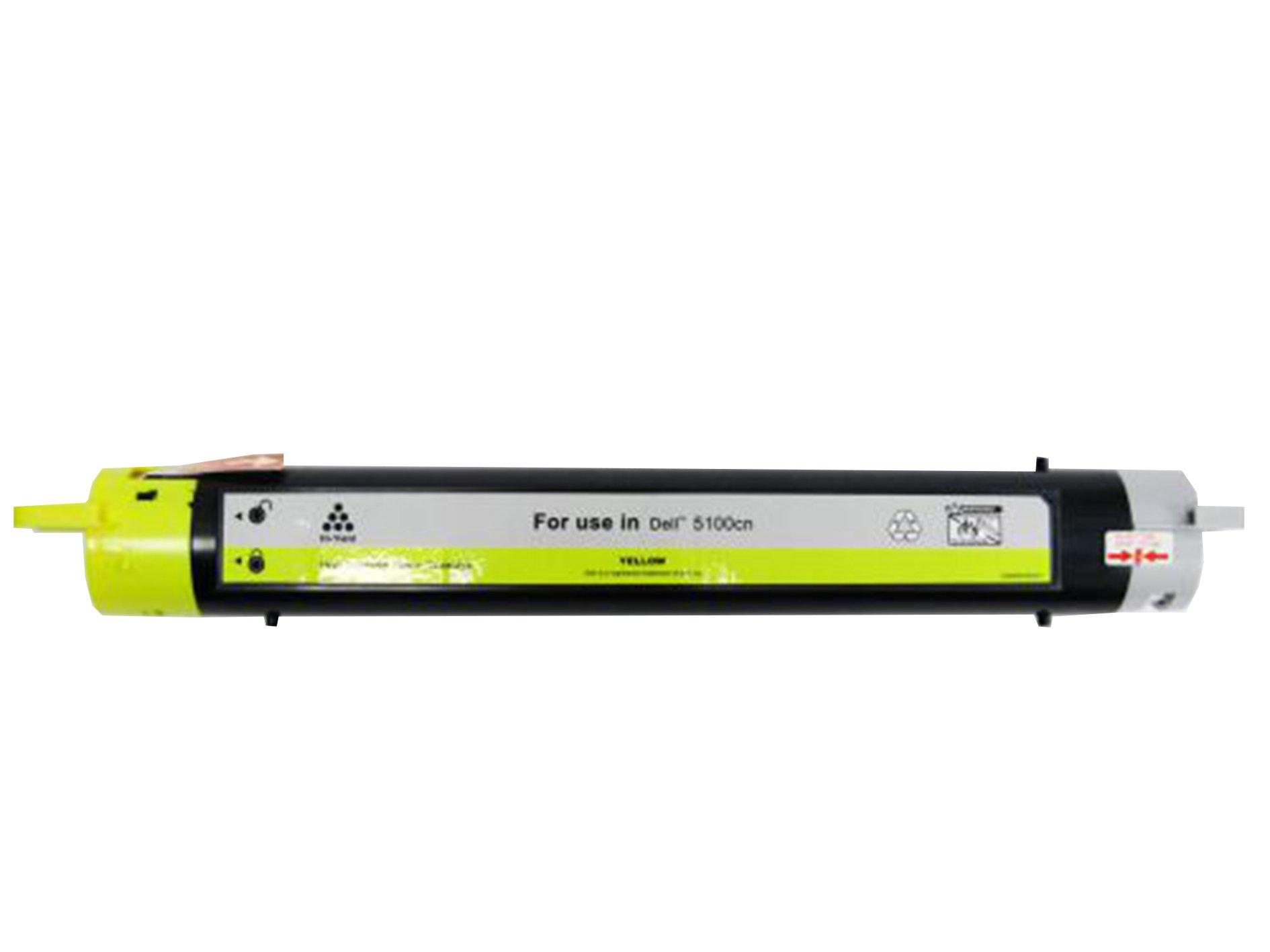 Remanufactured Dell 5100 CN Yellow High Yield Toner 593-10053