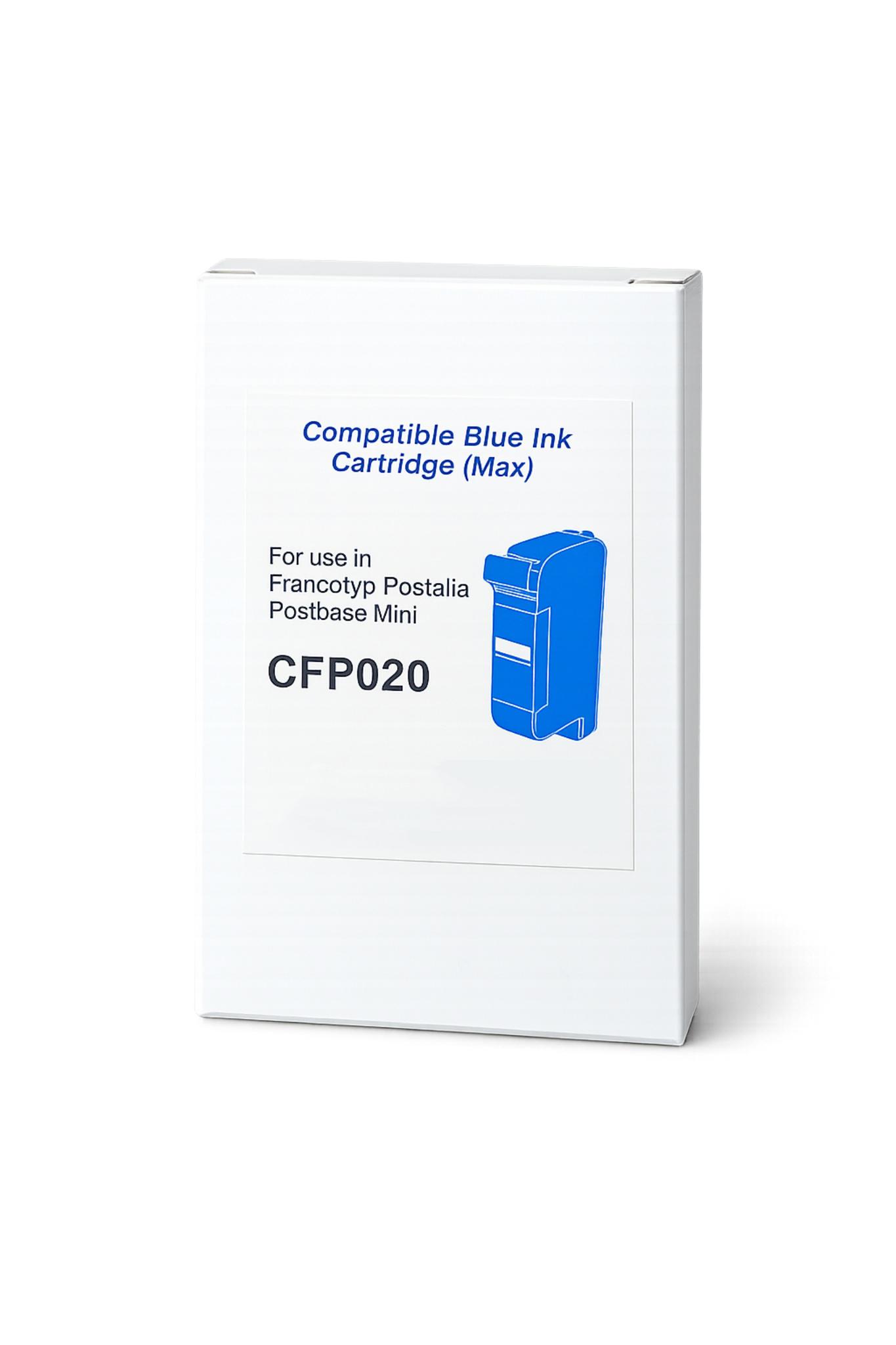 Compatible Francotyp Postalia Postbase Ink Blue Mini Ctg Max 58.0053.3046.00