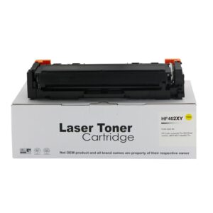 Compatible HP CF402X Yellow High Yield Toner also for HP 201X