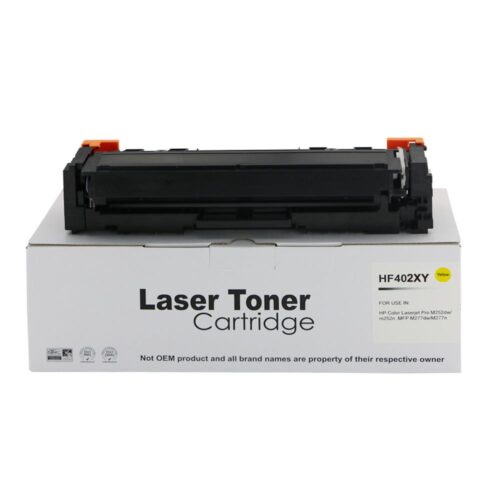 Compatible HP CF402X Yellow High Yield Toner also for HP 201X