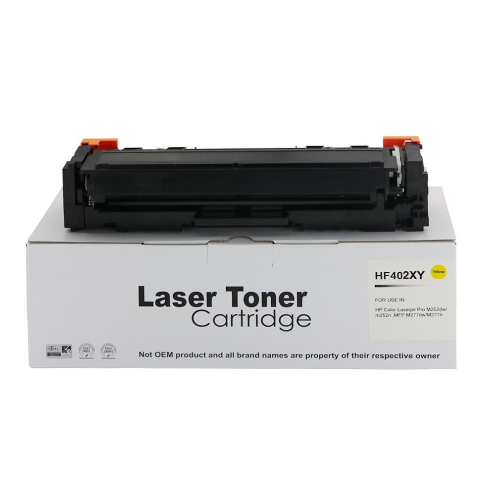 Compatible HP CF402X Yellow High Yield Toner also for HP 201X