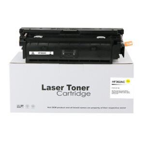 Compatible HP CF362A Standard Yield Yellow Toner Ctg also for 508A