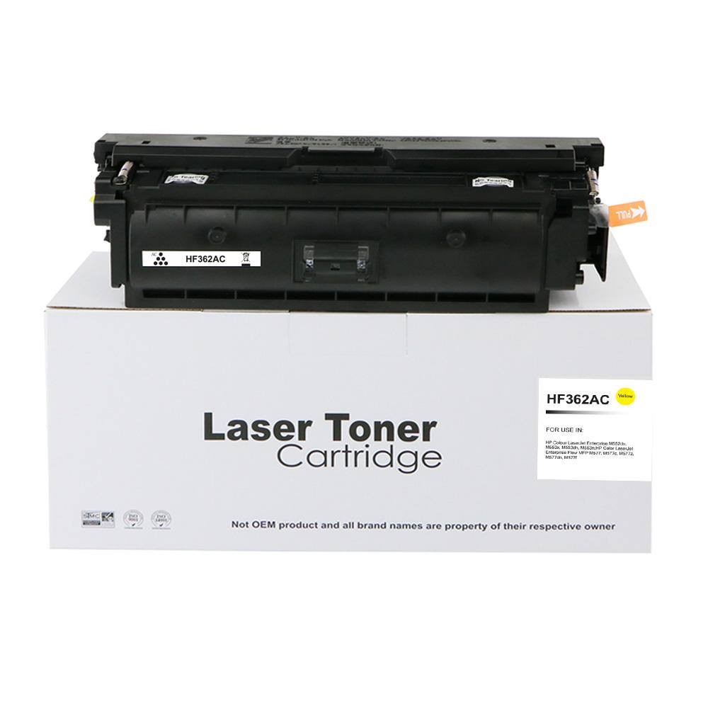 Compatible HP CF362A Standard Yield Yellow Toner Ctg also for 508A