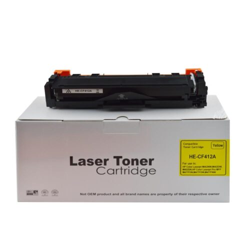 Compatible HP CF412A Yellow Standard Yield Toner also for HP 412A