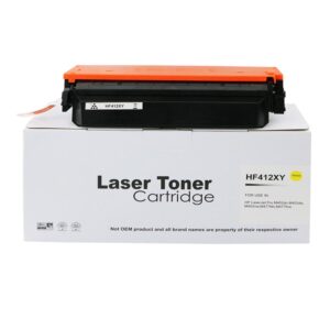 Compatible HP CF412X Yellow High Yield Toner also for HP 412X