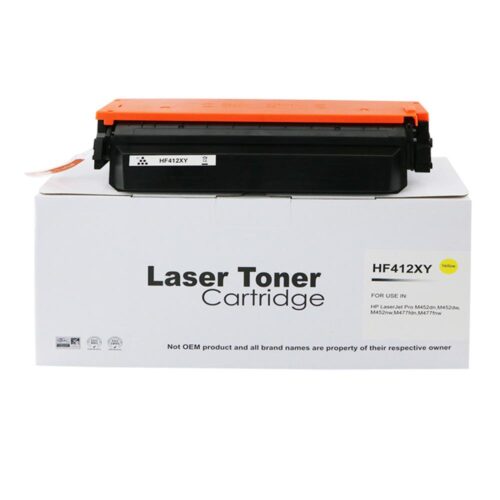 Compatible HP CF412X Yellow High Yield Toner also for HP 412X