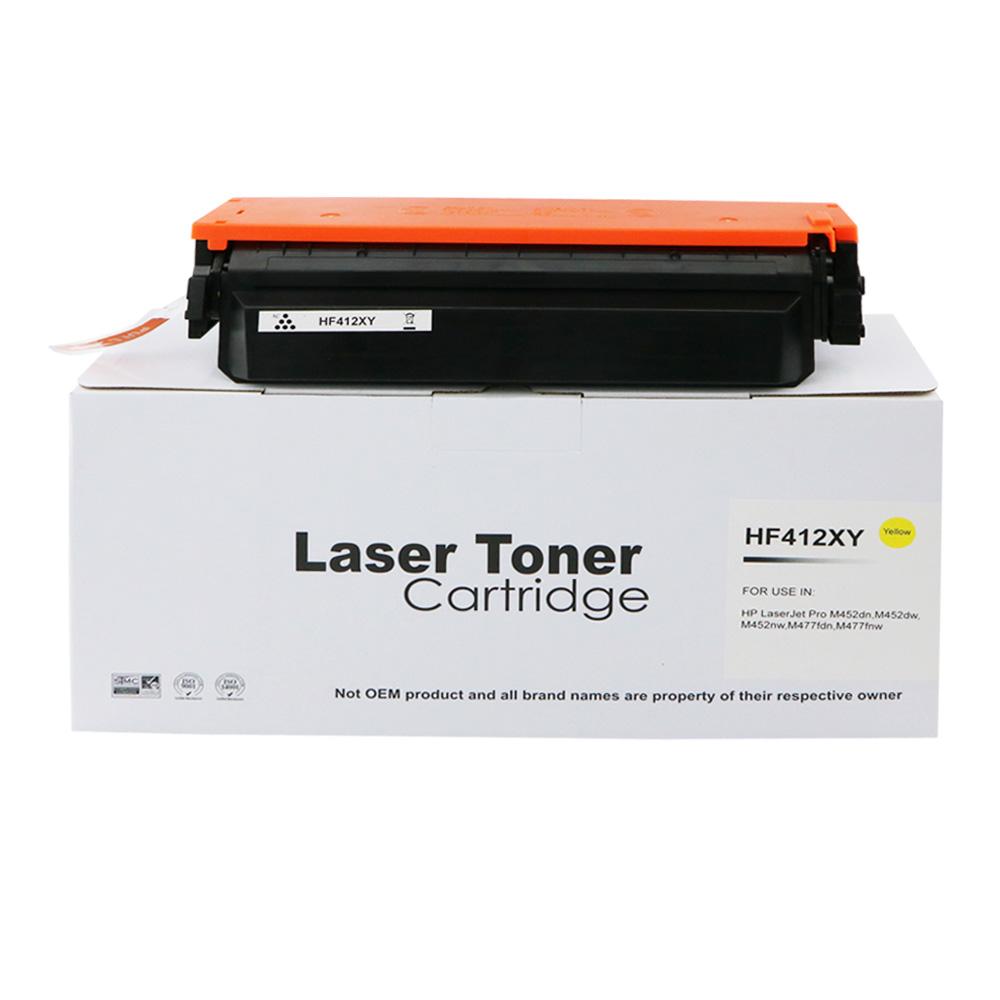 Compatible HP CF412X Yellow High Yield Toner also for HP 412X