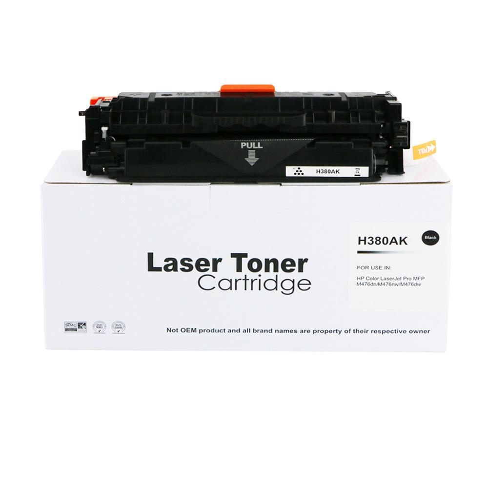 Compatible HP LJ Pro M476 CF380A Std. Black Toner also for 312A