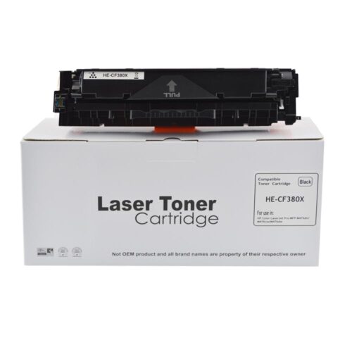 Compatible HP LJ Pro M476 CF380X High Yield. Black Toner also for 312X