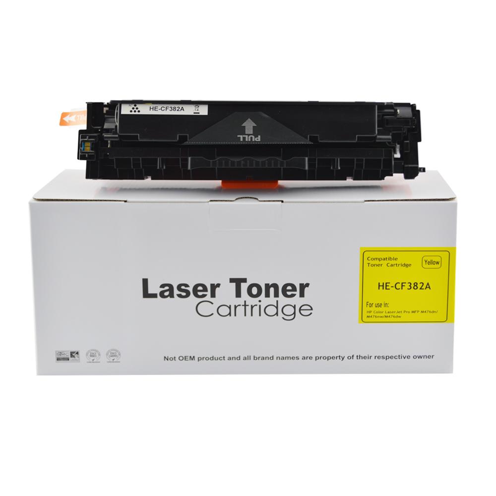 Compatible HP LJ Pro M476 CF382A Yellow Toner also for 312A
