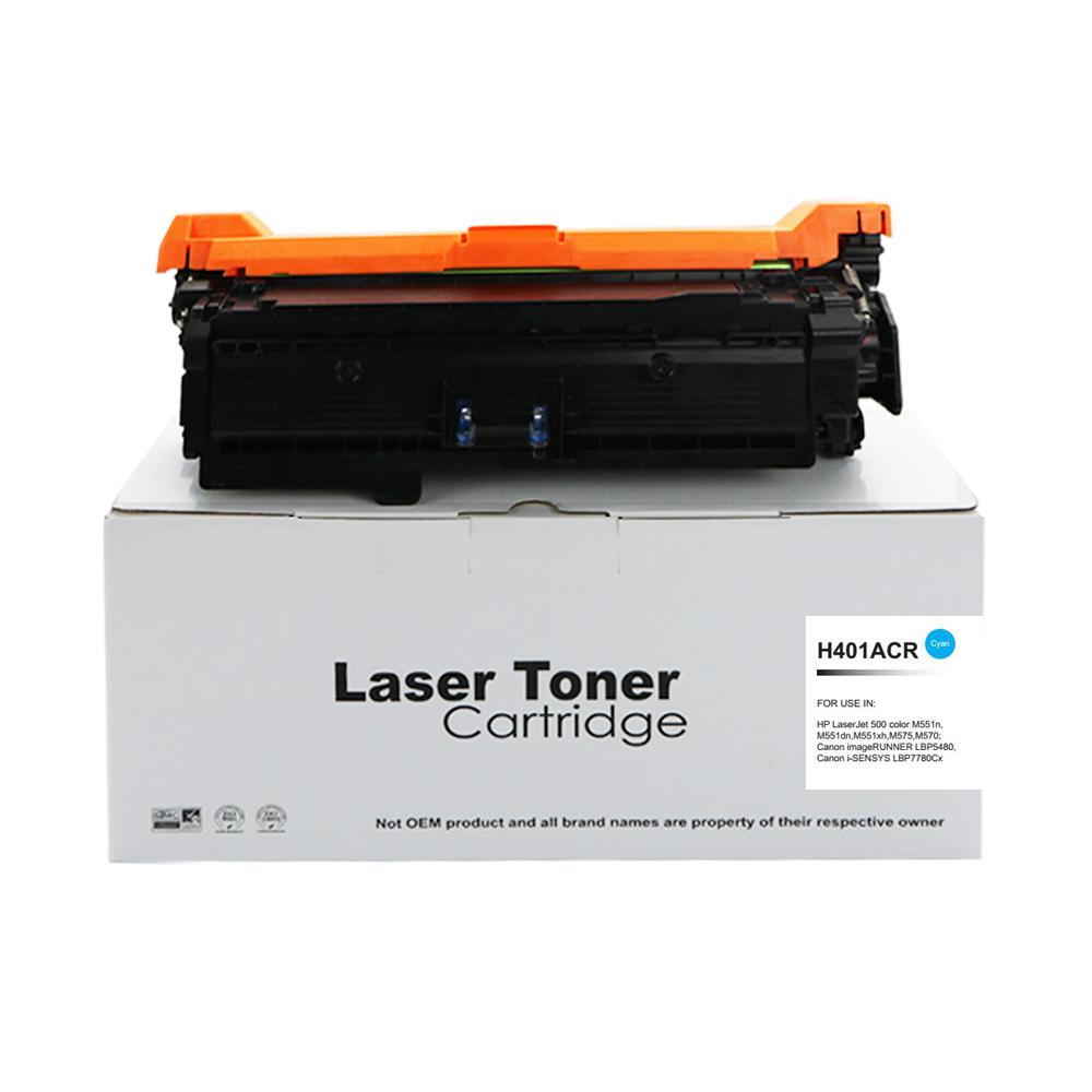 Remanufactured HP Laserjet 500 Cyan CE401A Toner 507A also for Canon 732