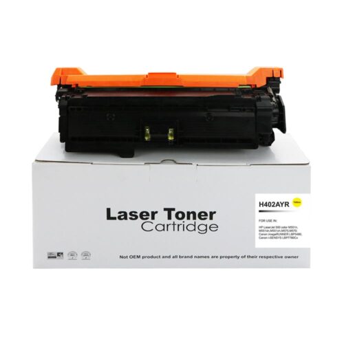 Remanufactured HP Laserjet 500 Yellow CE402A Toner 507A also for Canon 732