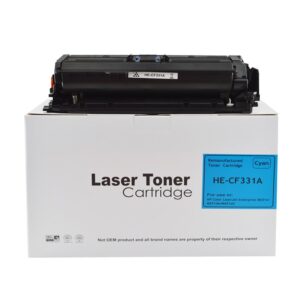 Remanufactured HP M651 CF331A Cyan Toner also for 654A
