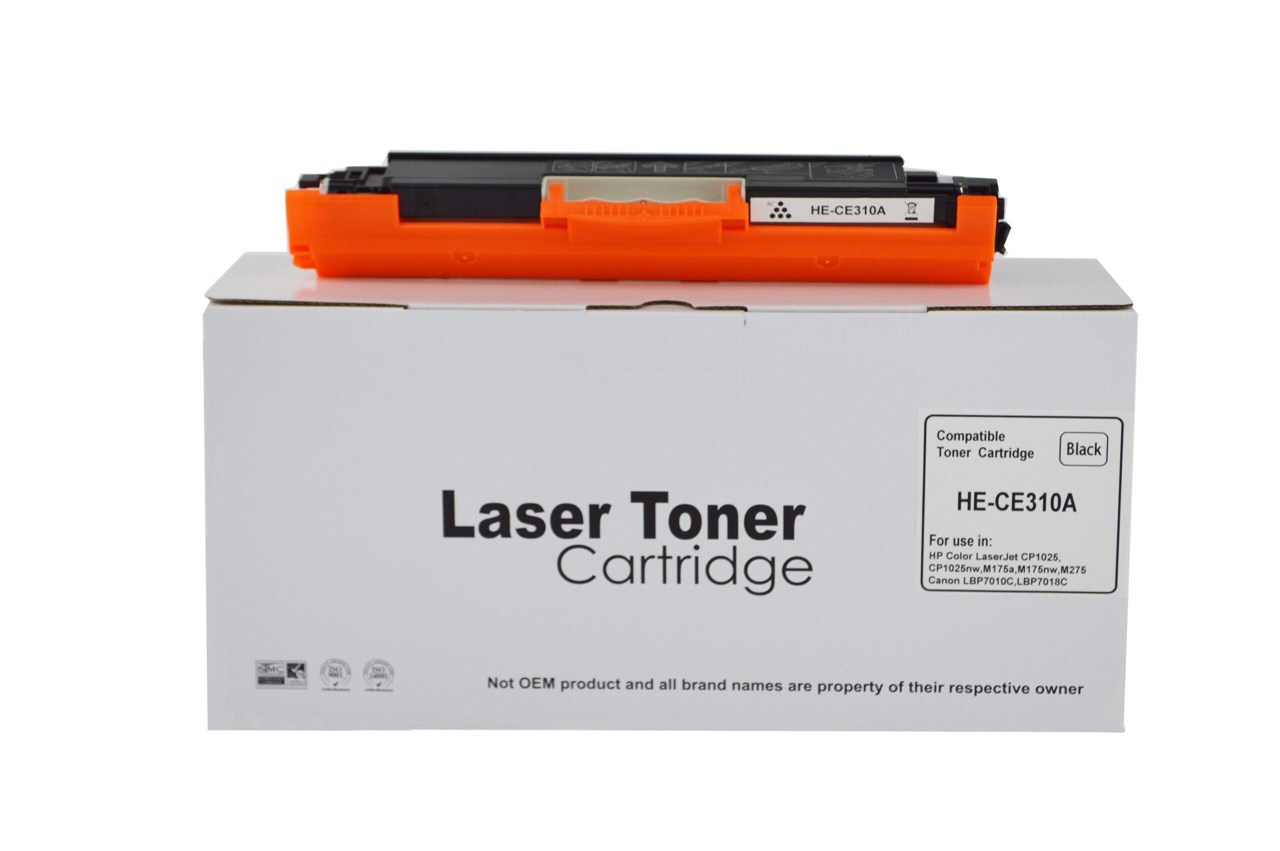 Compatible HP CE310A Black Toner Ctg also for 126A Canon 729 4370B002AA