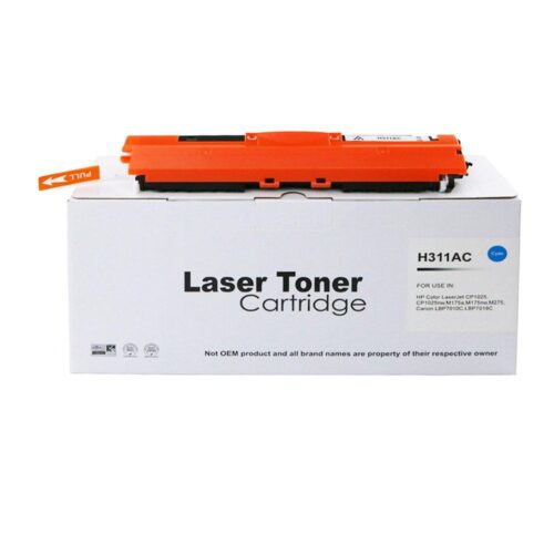 Compatible HP CE311A Cyan Toner Ctg also for 126A Canon 729 4369B002AA