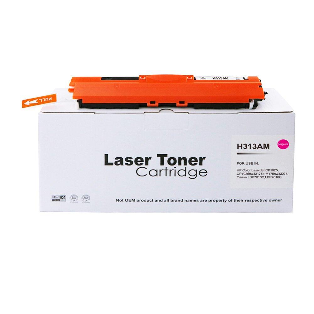 Compatible HP CE313A Magenta Toner Ctg also for 126A Canon 729 4368B002AA