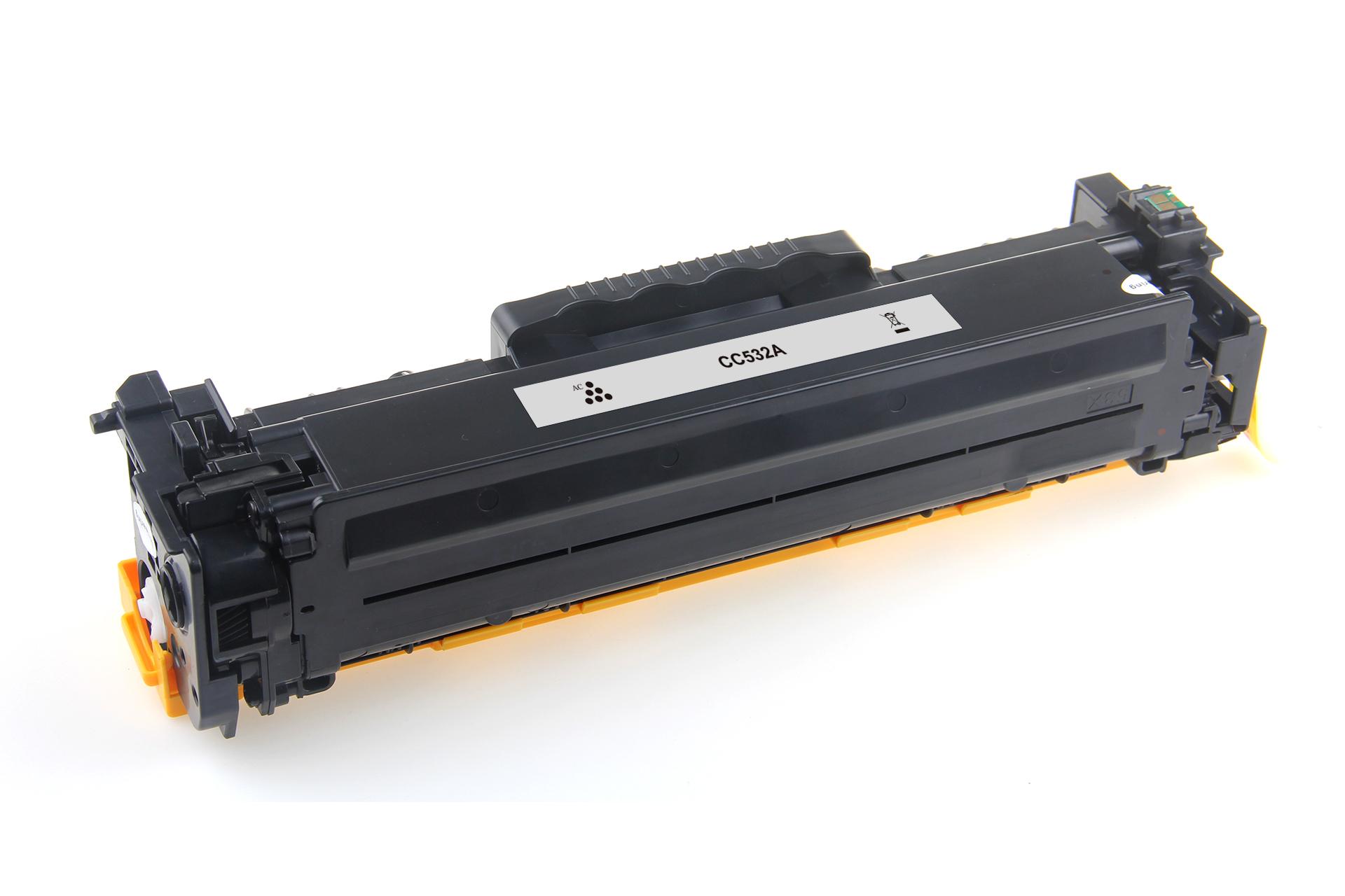 Compatible HP Laserjet CP2025 Yellow CC532A Toner also for Canon 718Y
