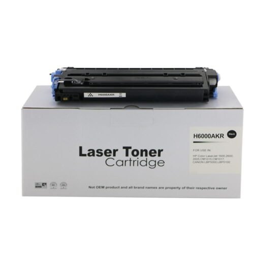 Remanufactured HP Laserjet 2600 Black Q6000A Toner also for Canon EP707BK