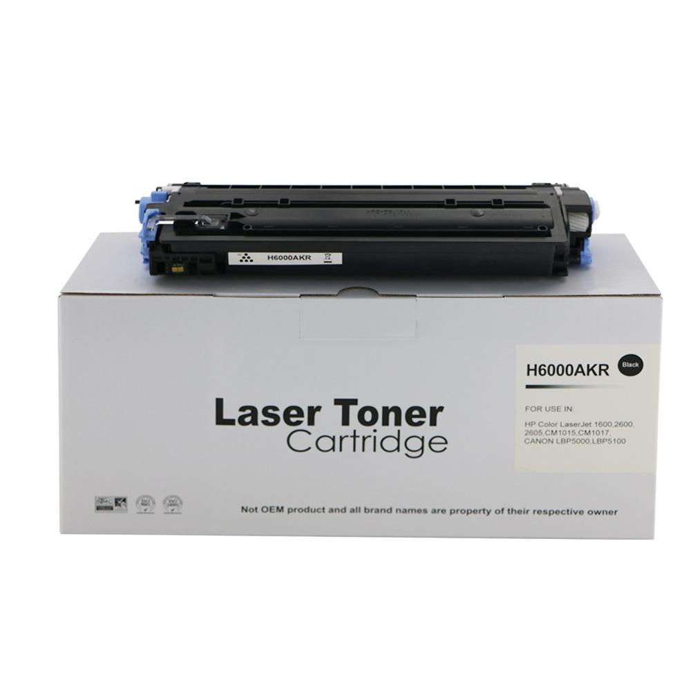 Remanufactured HP Laserjet 2600 Black Q6000A Toner also for Canon EP707BK