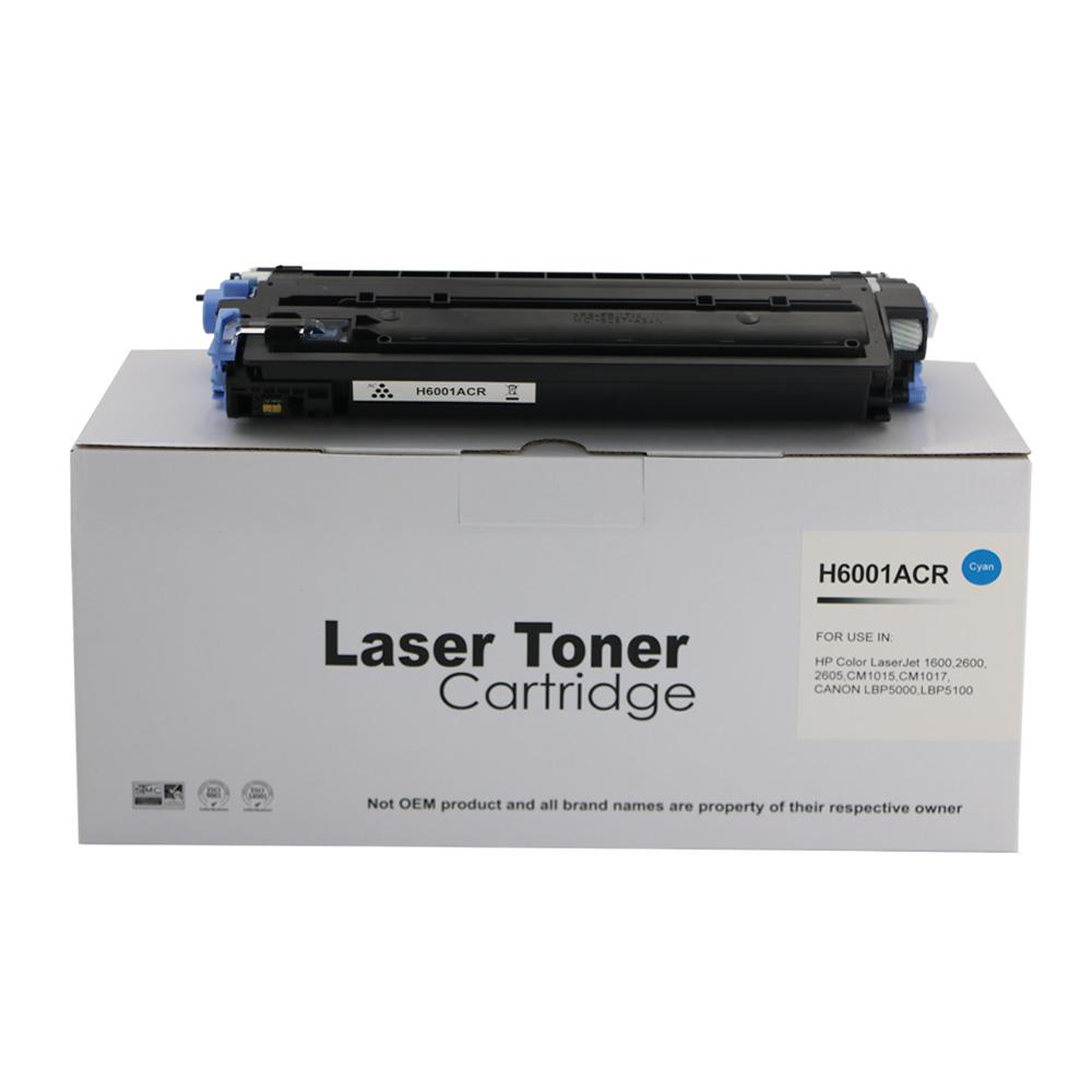Remanufactured HP Laserjet 2600 Cyan Q6001A Toner also for Canon EP707C
