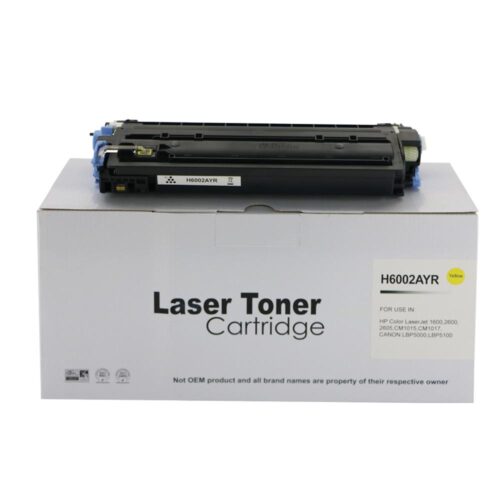 Remanufactured HP Laserjet 2600 Yellow Q6002A also for Canon EP707Y