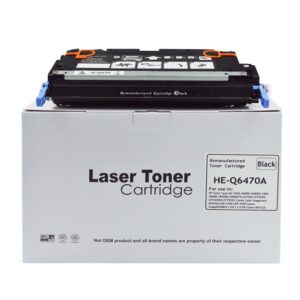Remanufactured HP Laserjet 3600 Black Q6470A Toner also for Canon 711 EP711BK 1660B002AA