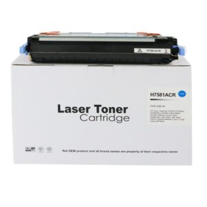 Remanufactured HP Laserjet 3800 Cyan Toner Q7581A Ctg